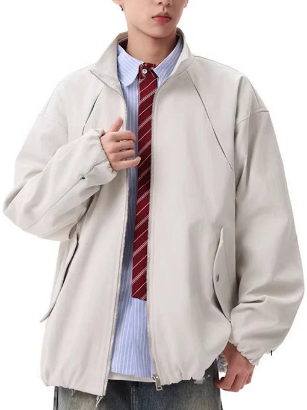 Harrington Stand Collar Work Clothes Jackets - Image 3
