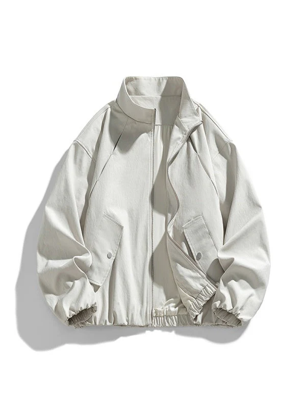 Harrington Stand Collar Work Clothes Jackets - Image 5