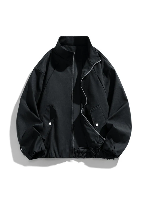 Harrington Stand Collar Work Clothes Jackets - Image 7