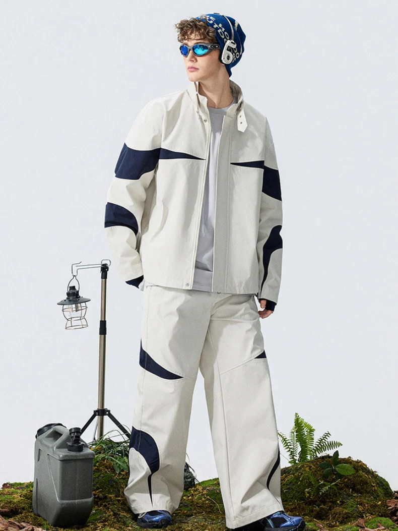 Patchwork Color-blocked 2-piece Sets