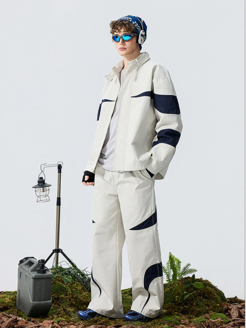 Patchwork Color-blocked 2-piece Sets - Image 3