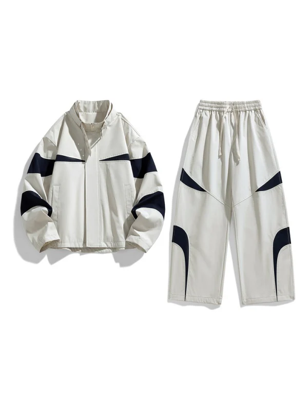 Patchwork Color-blocked 2-piece Sets - Image 4