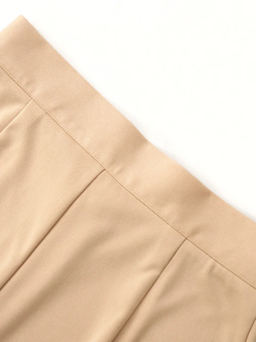 Mildly Spicy High Waist Buttons Wide-leg Pants Pants - Image 4