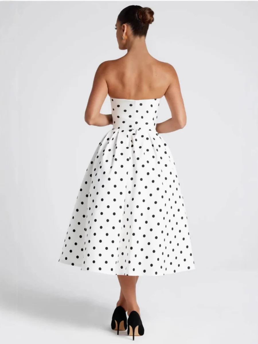 Polka Dots Maxi Dresses - Image 5