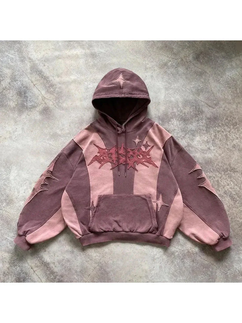 Neutral Color Block Hoodies - Image 7