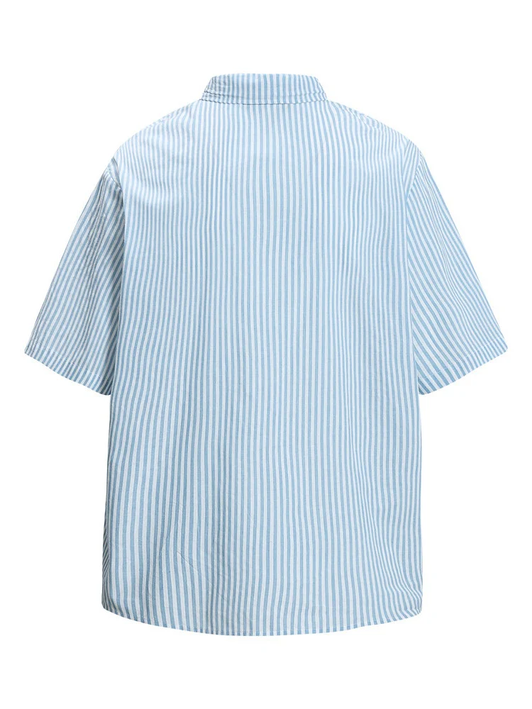 Letter Vertical Stripe Shirts - Image 3