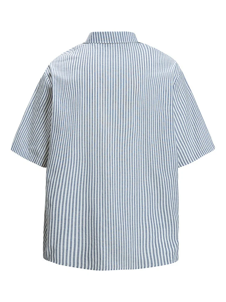 Letter Vertical Stripe Shirts - Image 7