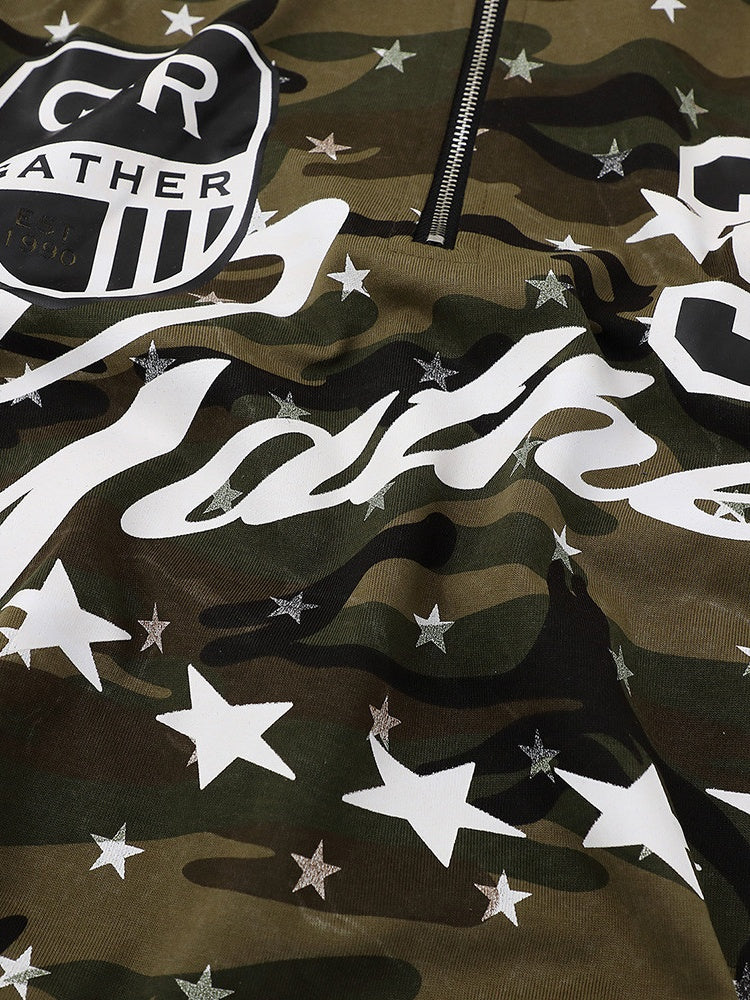 Full Print Star Camouflage T-shirts - Image 5
