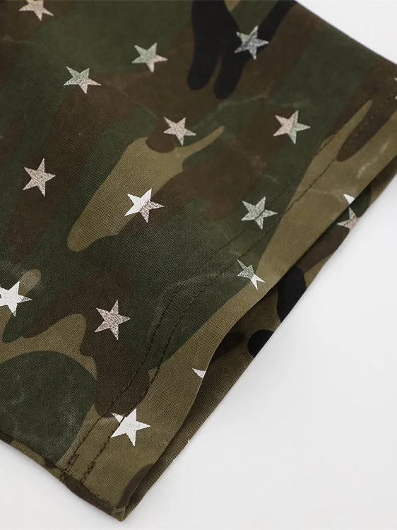 Full Print Star Camouflage T-shirts - Image 6