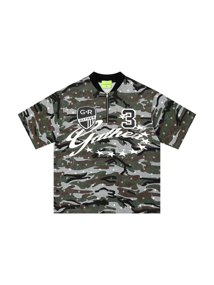 Full Print Star Camouflage T-shirts - Image 7