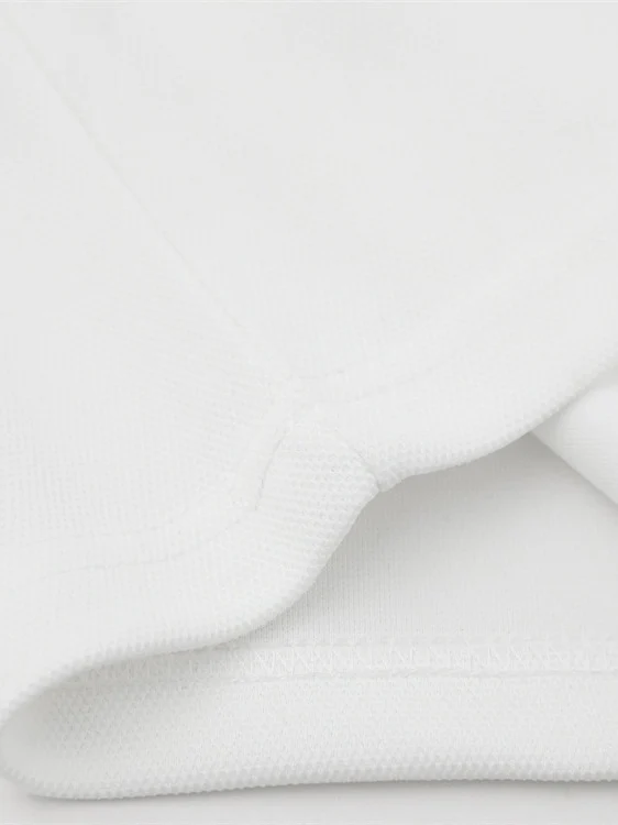 Letter Embroidery Ins Loose-fit POLO Shirt - Image 6