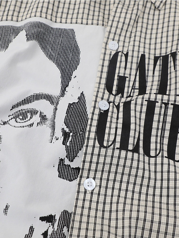 Retro Portrait Printed Shirts - Image 4