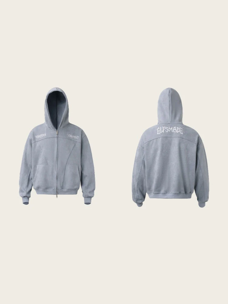 Neutral wear Embroidered Pattern Solid Color Sweatshirts&Hoodies - Image 11