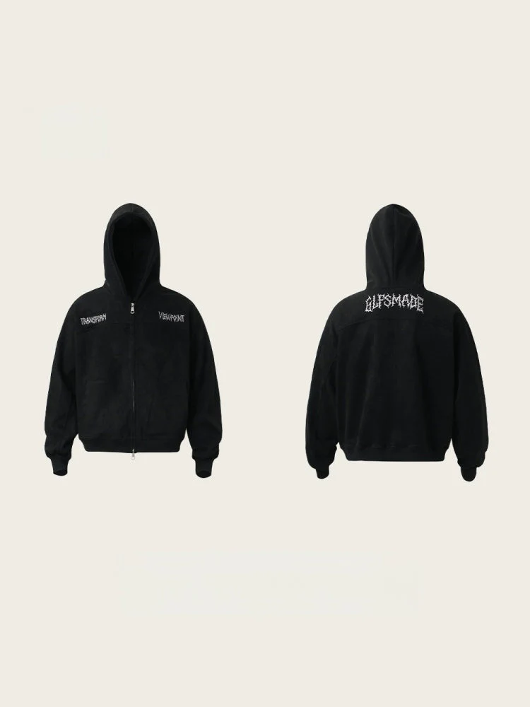 Neutral wear Embroidered Pattern Solid Color Sweatshirts&Hoodies - Image 12