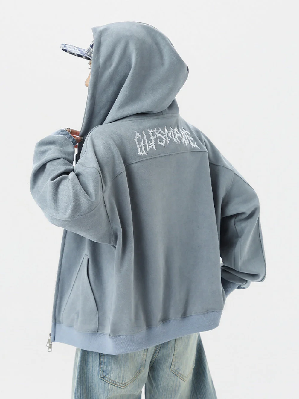 Neutral wear Embroidered Pattern Solid Color Sweatshirts&Hoodies - Image 4