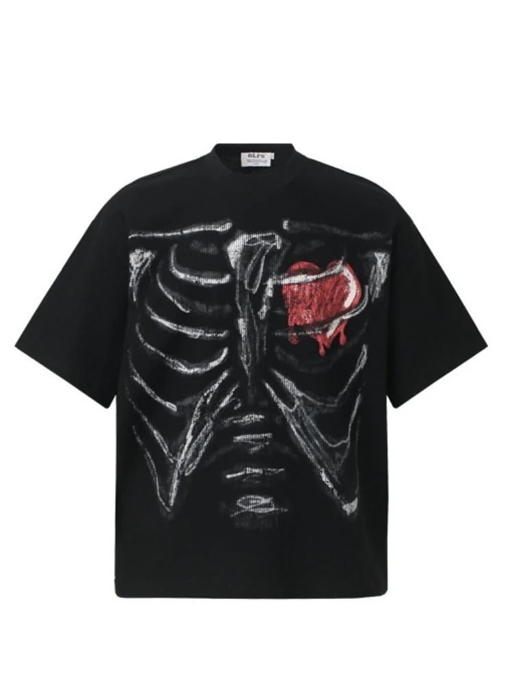 Humanoid Skeleton Love T-shirt - Image 2
