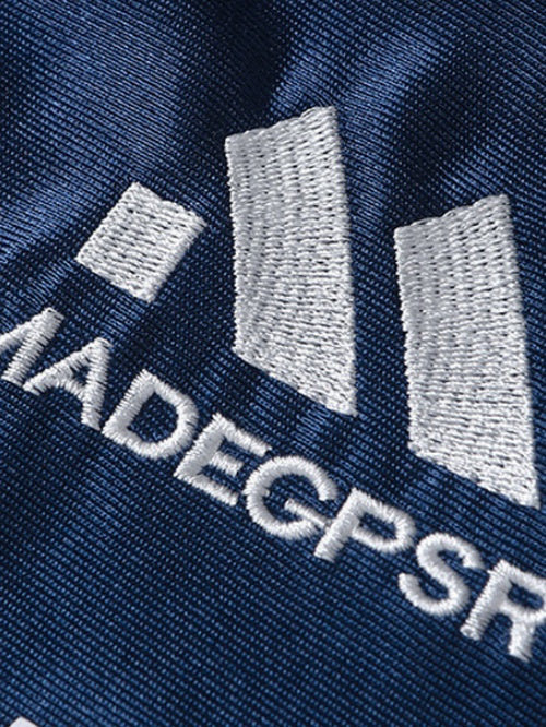 Campus Badge Embroidery Breathable Polo Shirts - Image 4