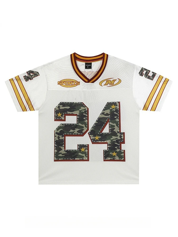 Camouflage Printed Ins T-shirts - Image 2