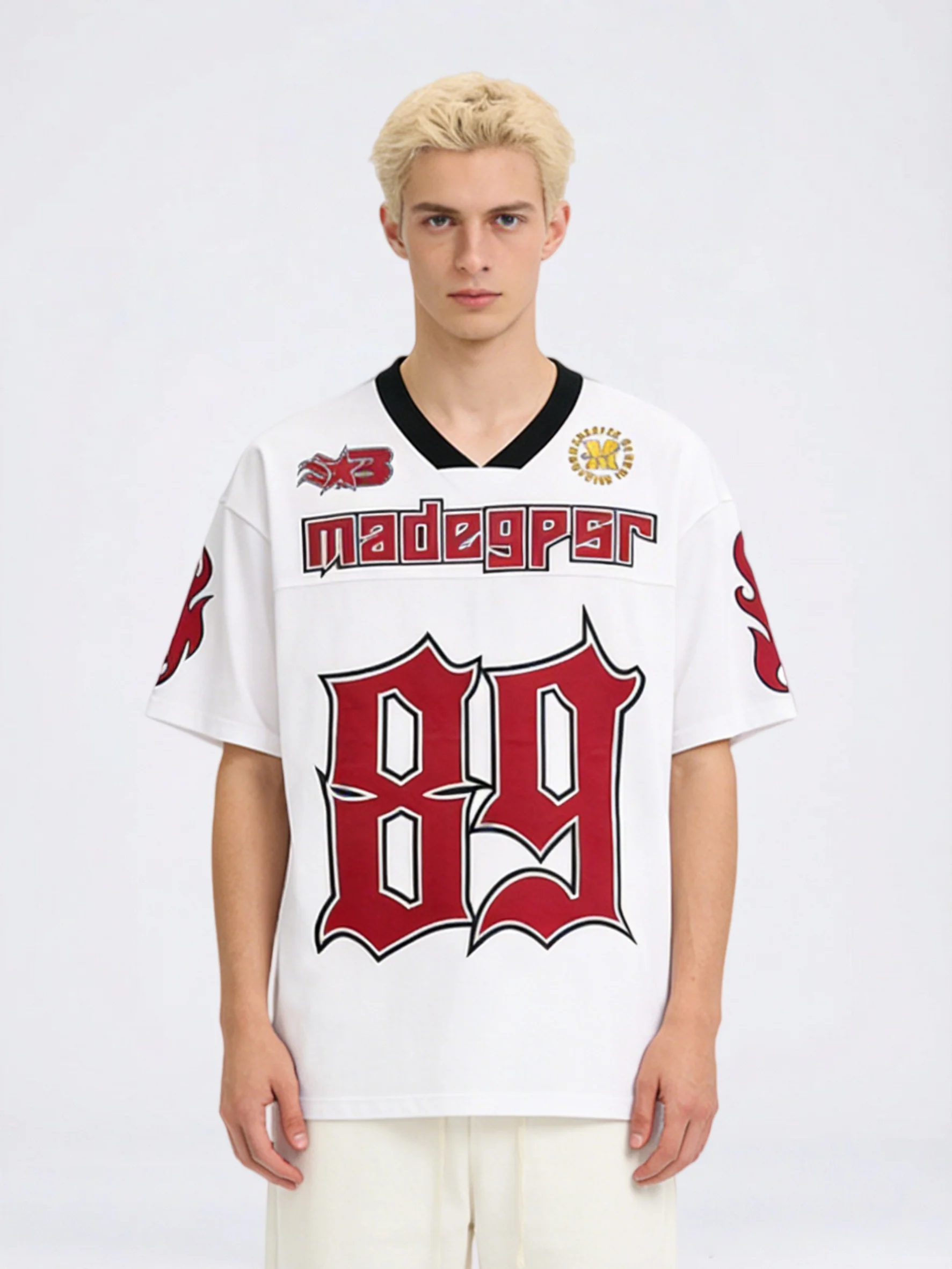 V-neck Printed T-shirts
