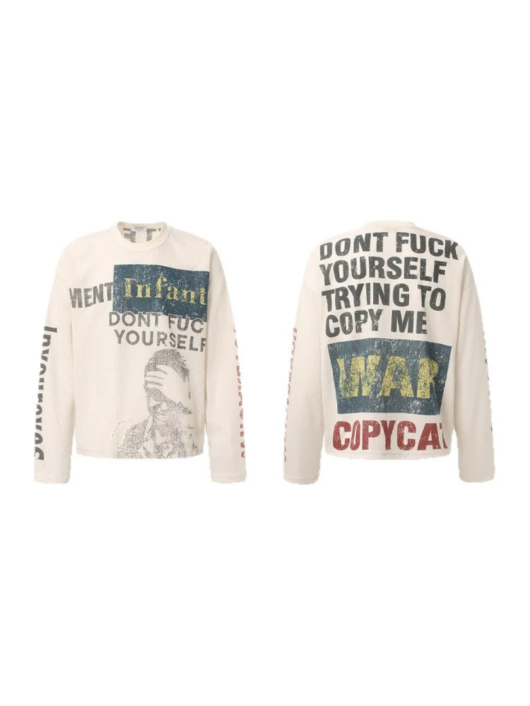 Liber Autumn Neutral wear Printed Creativity Sweatshirts&Hoodies - Image 3