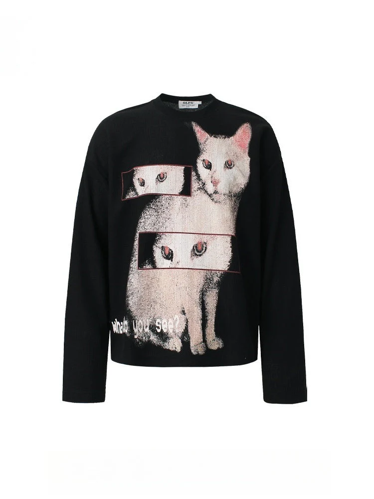Liber Autumn Neutral wear Printed Creativity T-shirts - Image 5