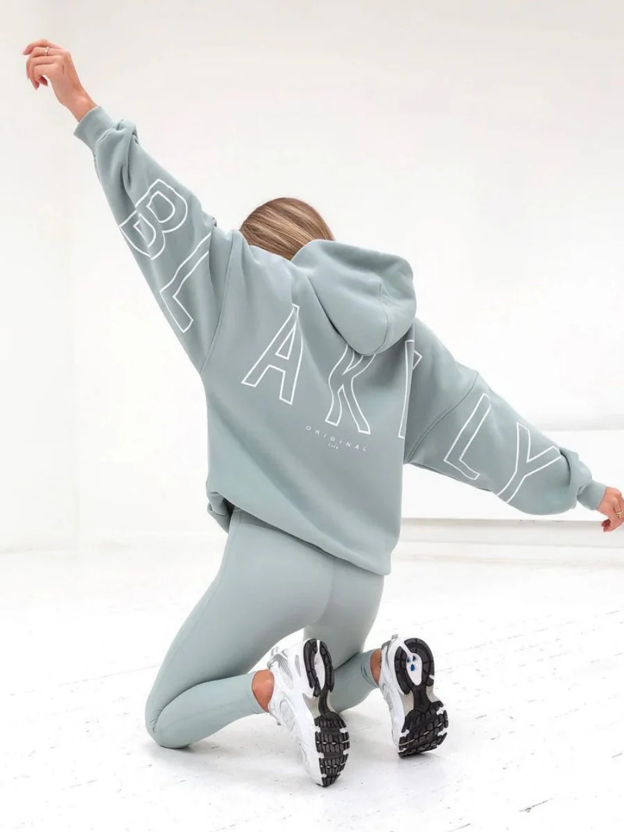 Autumn Women's Letter Hoodie Jackets - Image 10