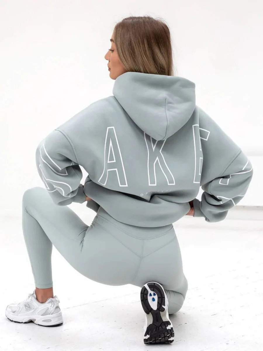 Autumn Women's Letter Hoodie Jackets - Image 11