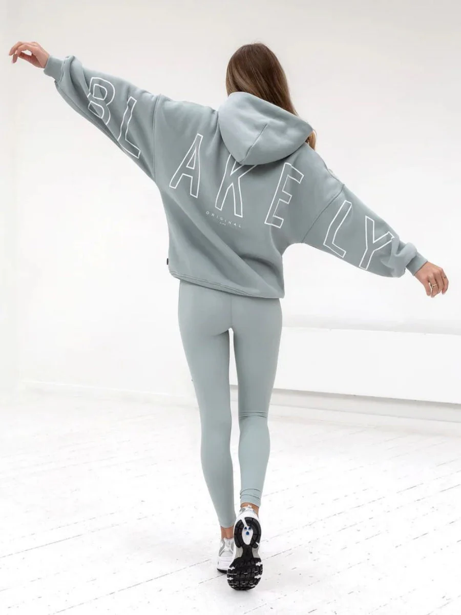 Autumn Women's Letter Hoodie Jackets - Image 12
