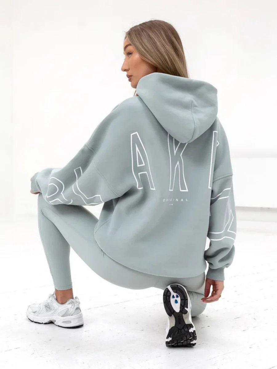 Autumn Women's Letter Hoodie Jackets - Image 13