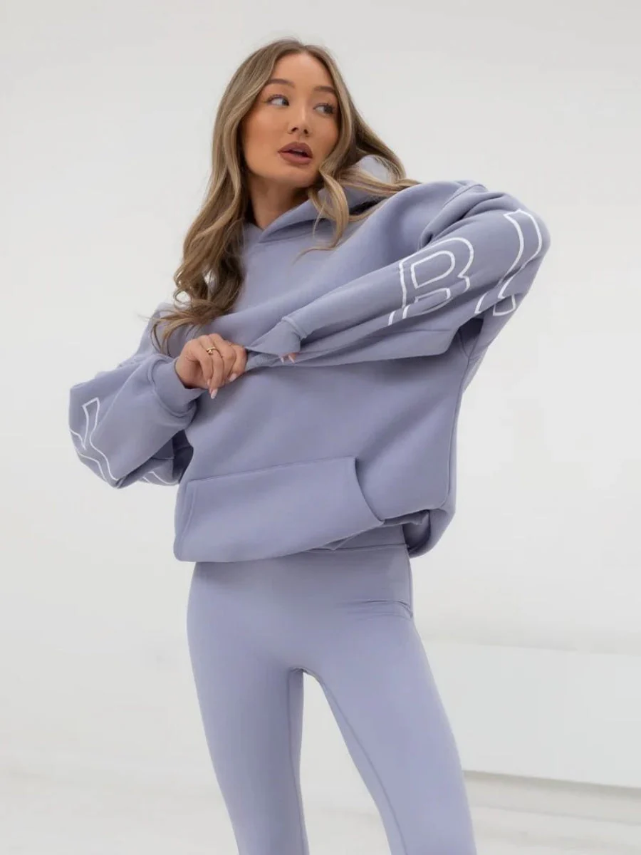 Autumn Women's Letter Hoodie Jackets - Image 25