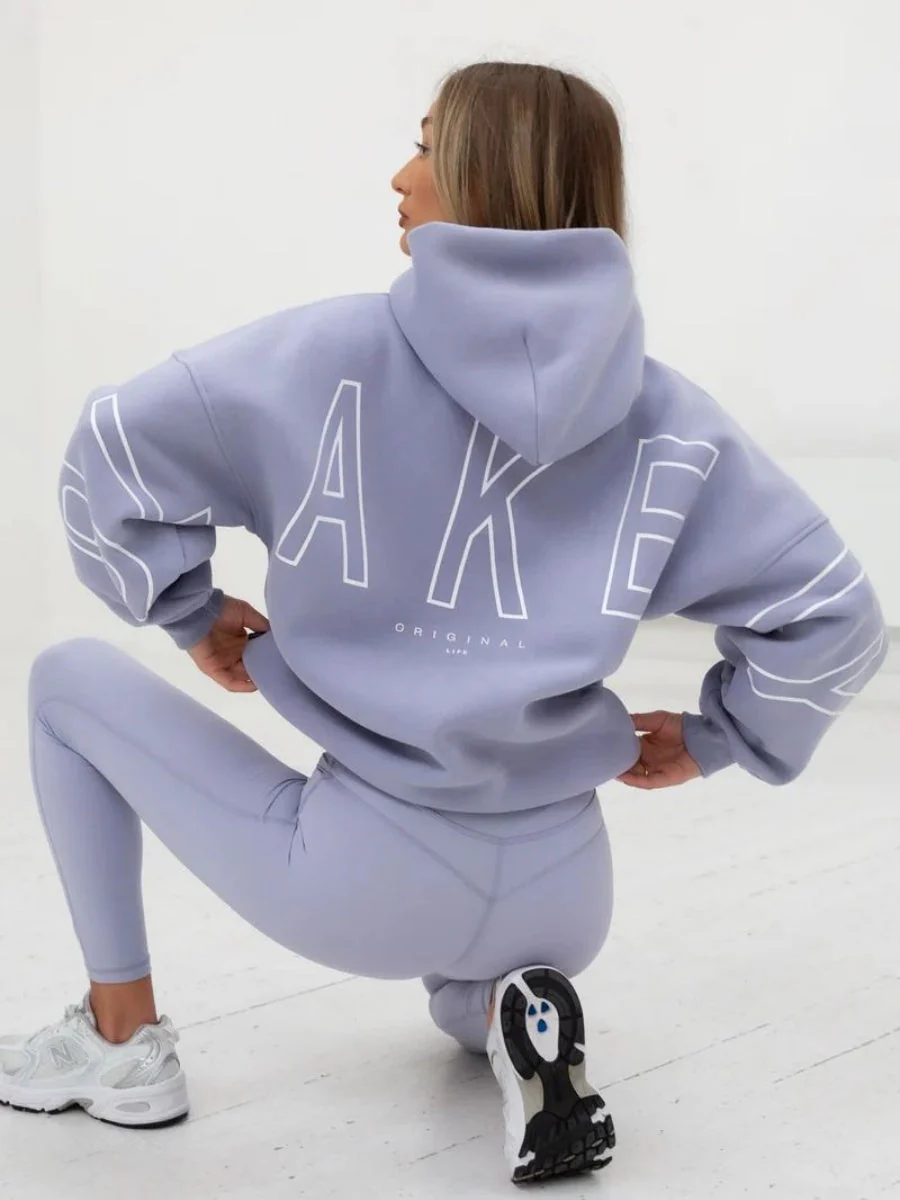 Autumn Women's Letter Hoodie Jackets - Image 30