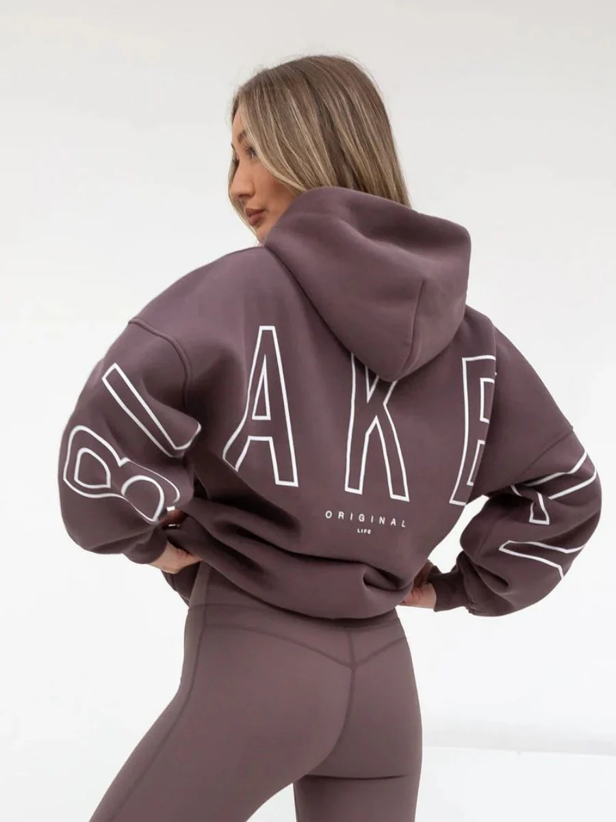 Autumn Women's Letter Hoodie Jackets - Image 56