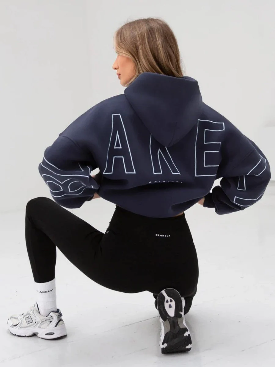 Autumn Women's Letter Hoodie Jackets - Image 58