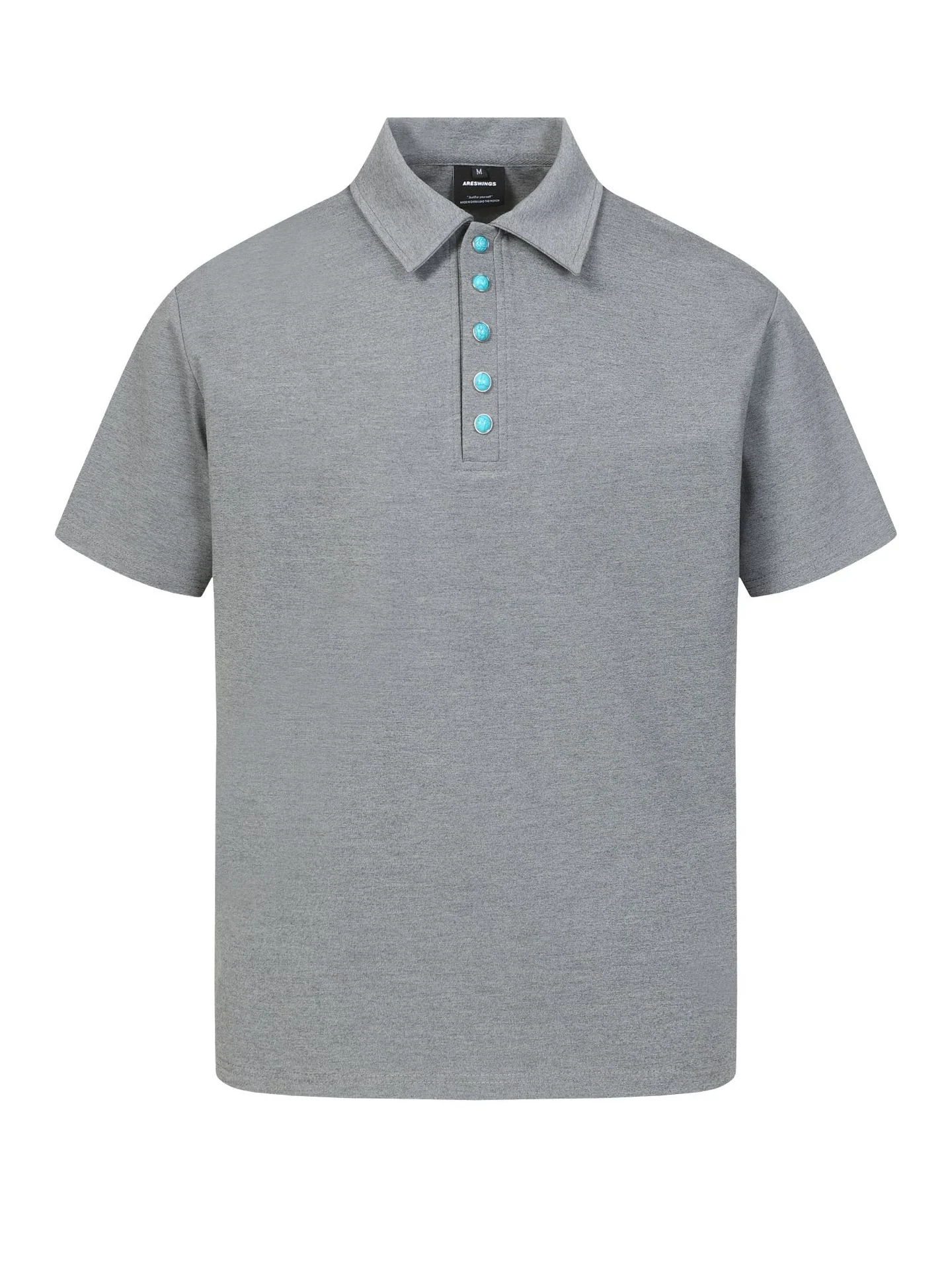 Turquoise Cleanfit POLO Shirt - Image 2