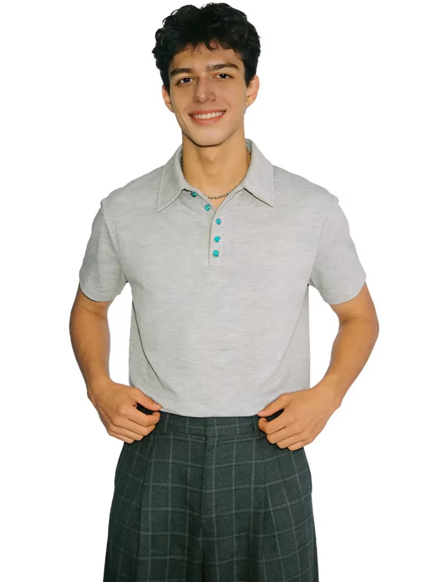 Turquoise Cleanfit POLO Shirt - Image 3