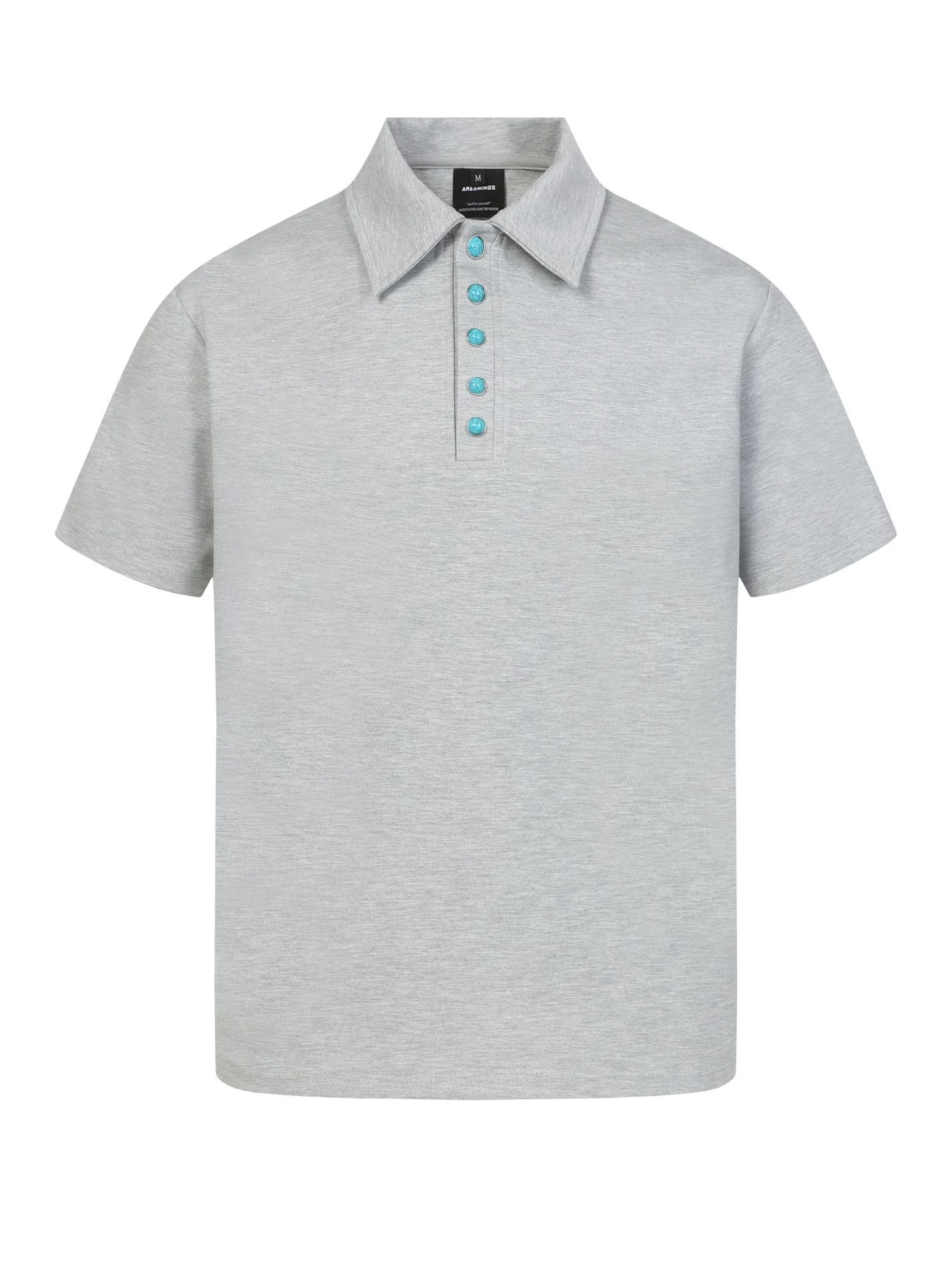Turquoise Cleanfit POLO Shirt - Image 4