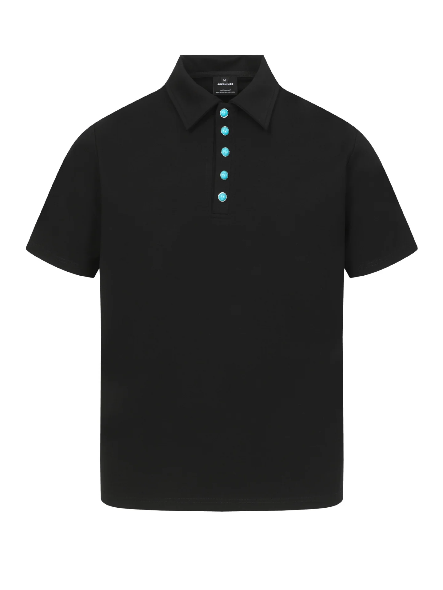 Turquoise Cleanfit POLO Shirt - Image 6
