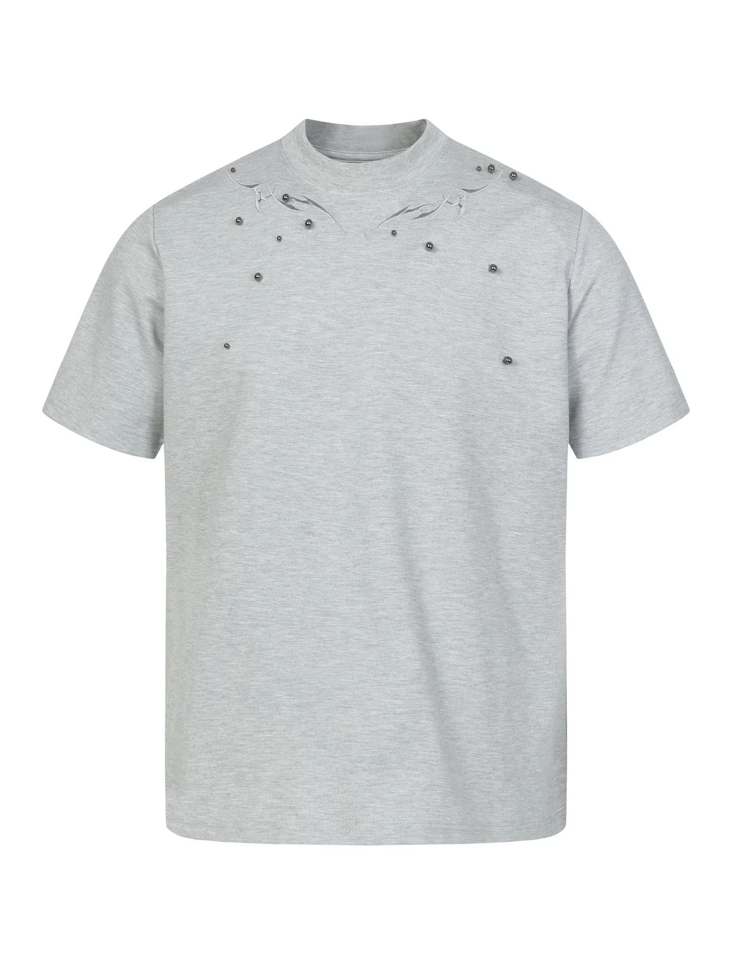 Cleanfit Spine Beading Embroidery T-shirts - Image 2