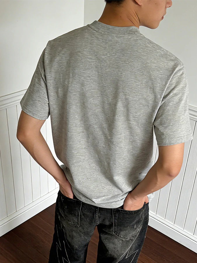 Cleanfit Minimalism Solid Color T-shirts - Image 3