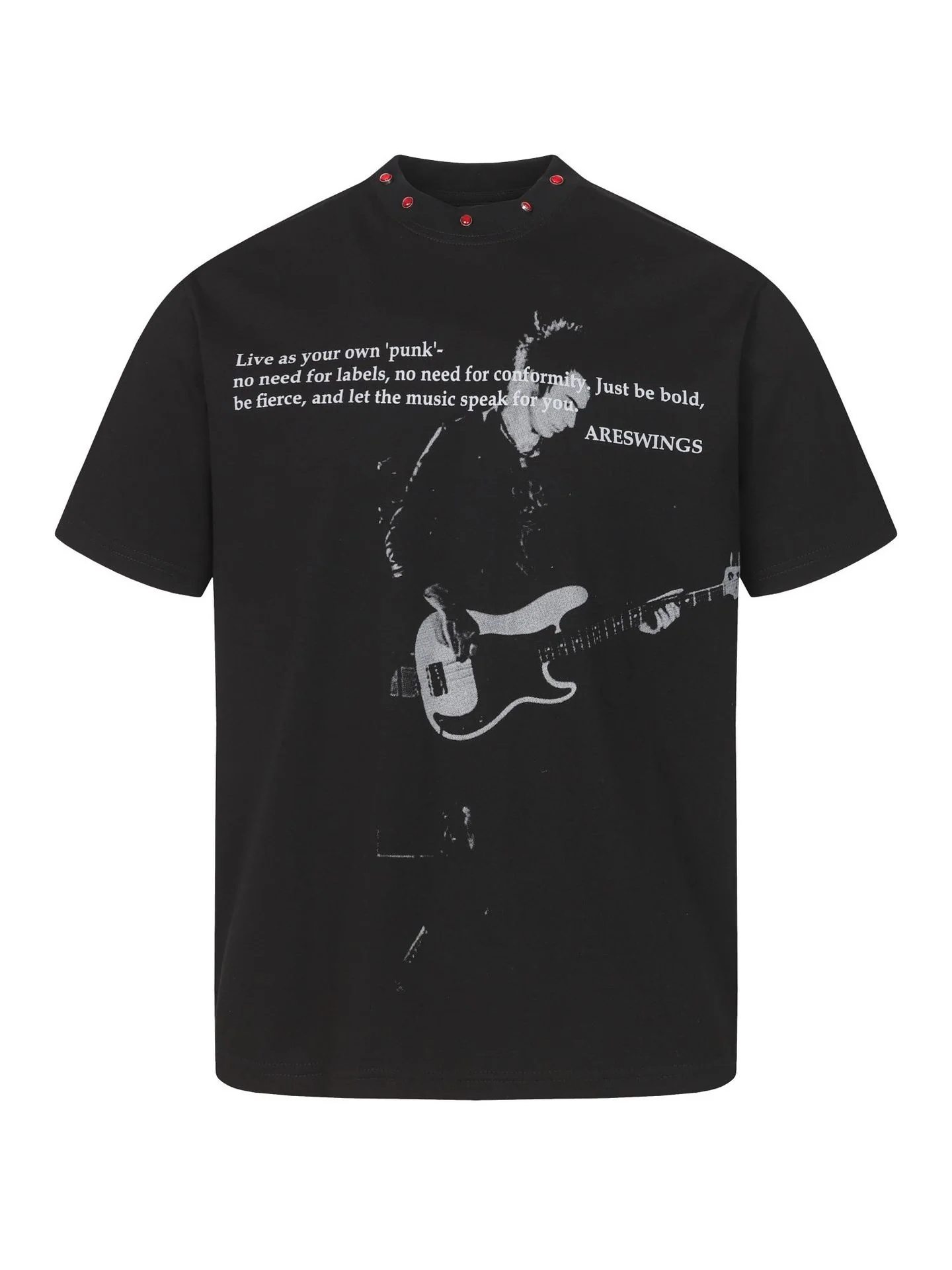 Quick-drying Rock Studs Printed T-shirt - Image 3