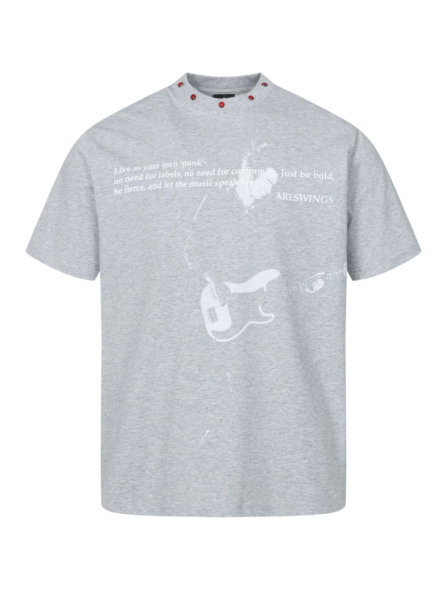 Quick-drying Rock Studs Printed T-shirt - Image 5