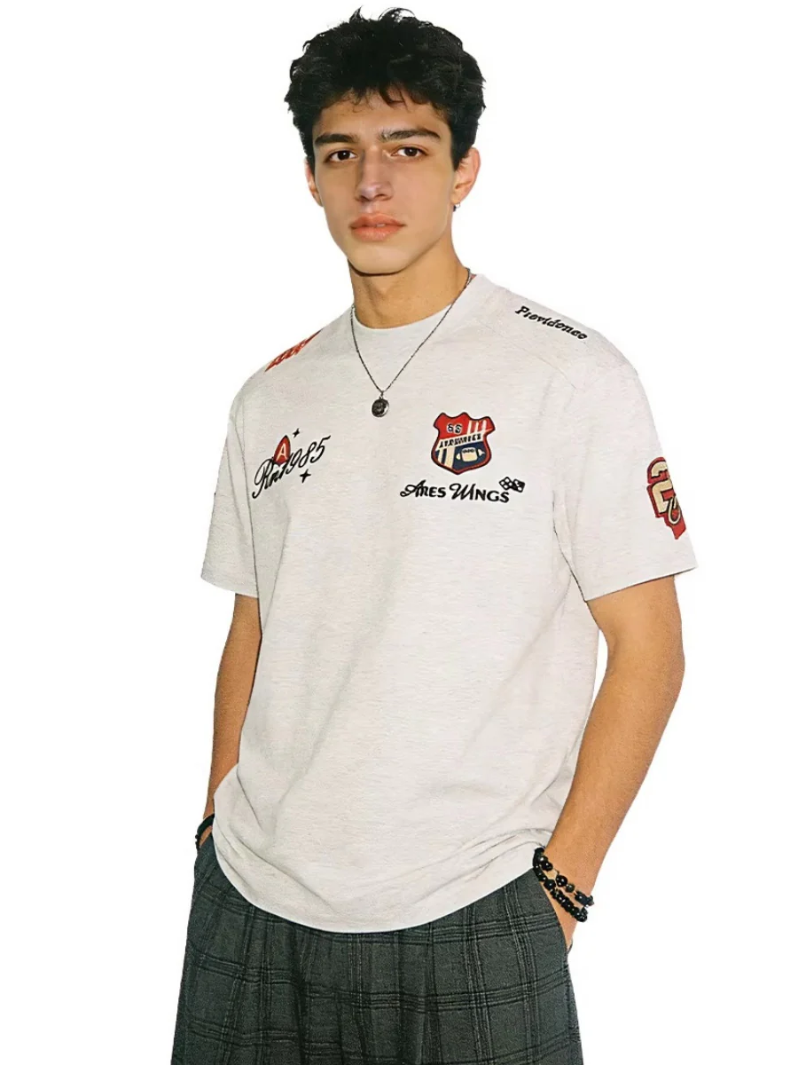 Antibacterial Quick-drying Breathable Embroidery T-shirts - Image 4