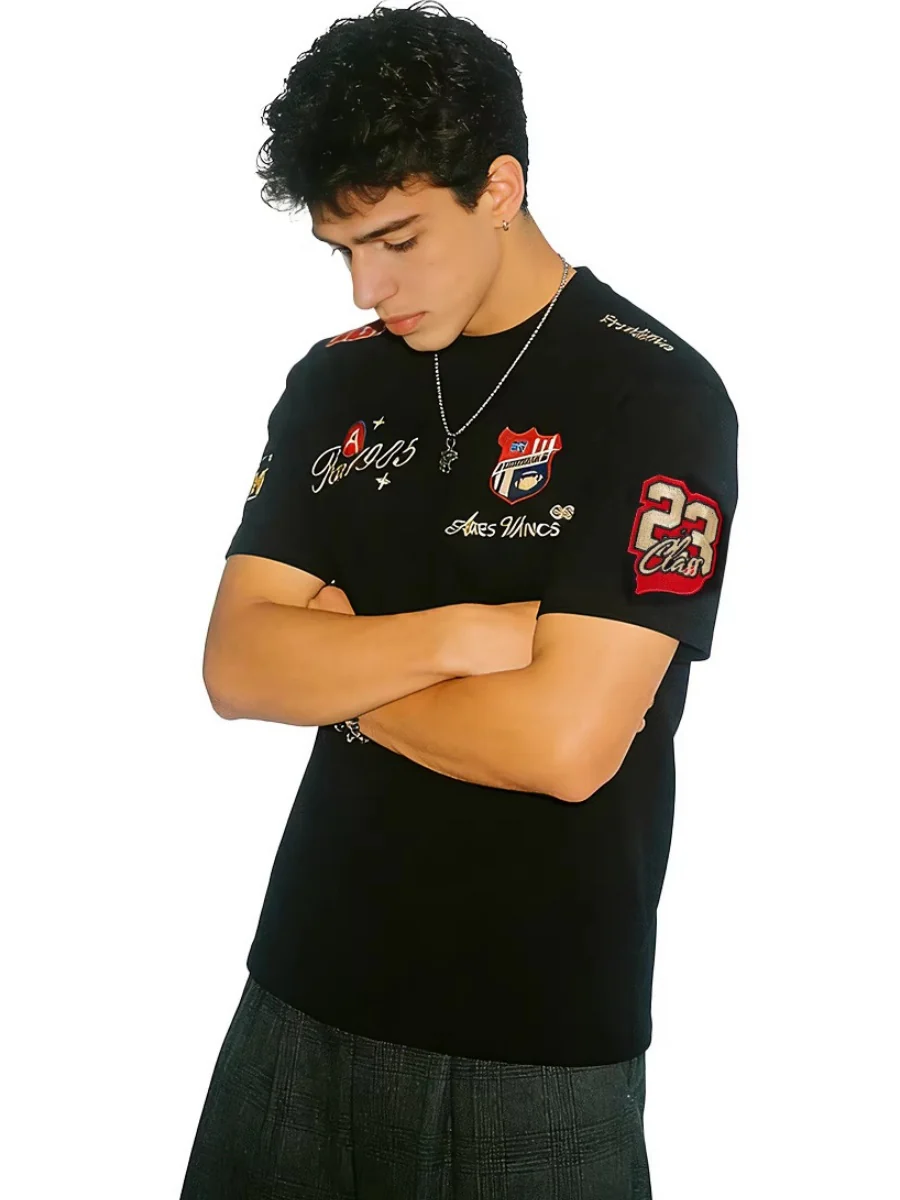 Antibacterial Quick-drying Breathable Embroidery T-shirts - Image 6