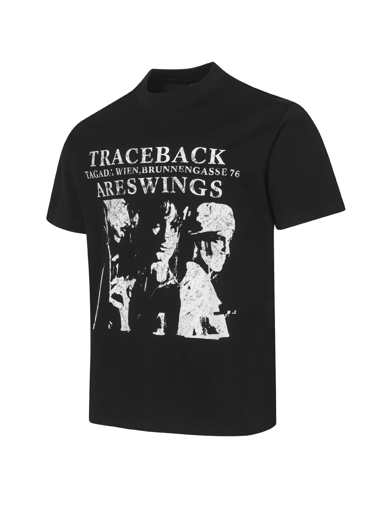 Quick-drying Distressed Portrait Printed T-shirts - Image 3