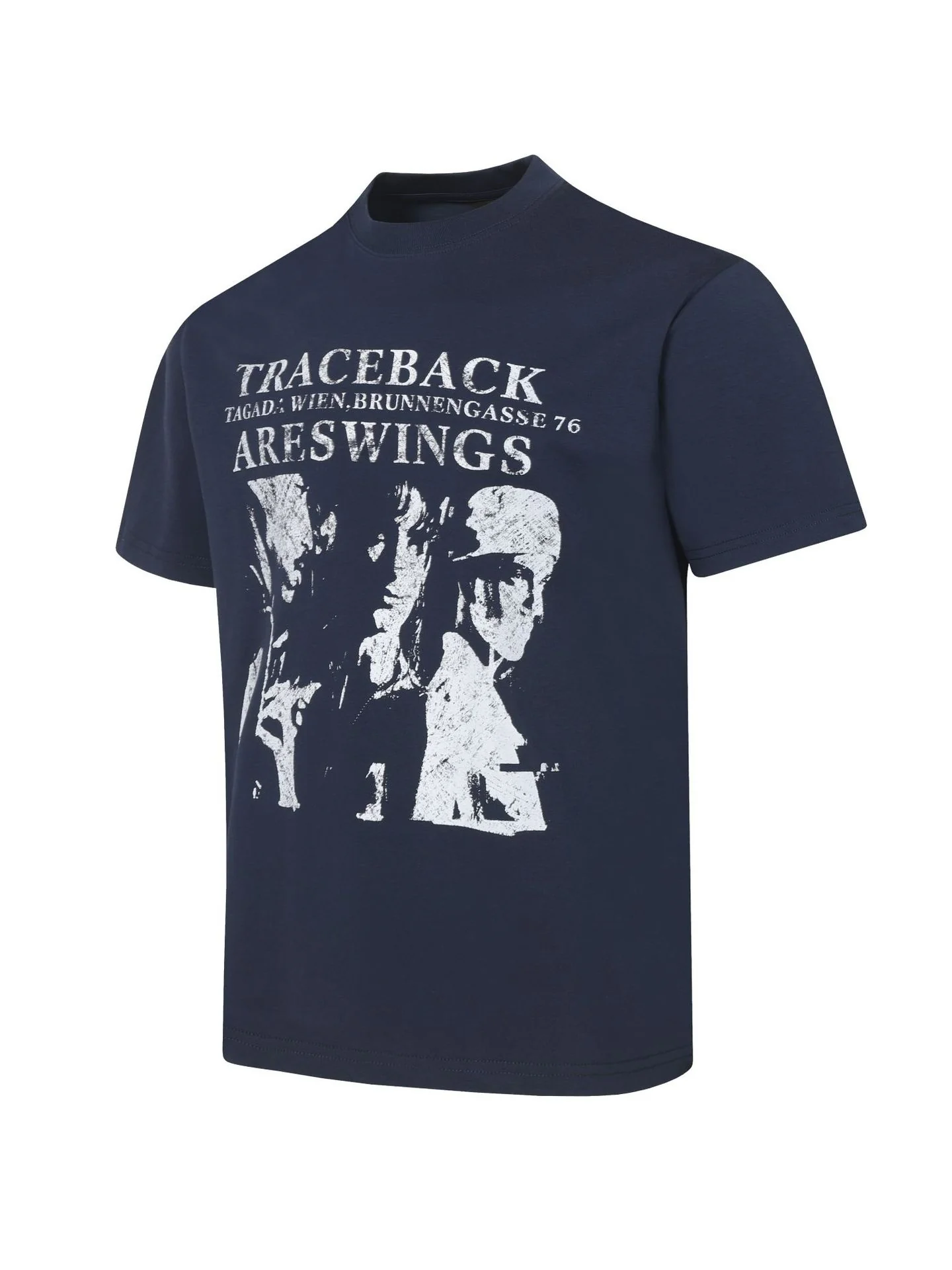 Quick-drying Distressed Portrait Printed T-shirts - Image 4