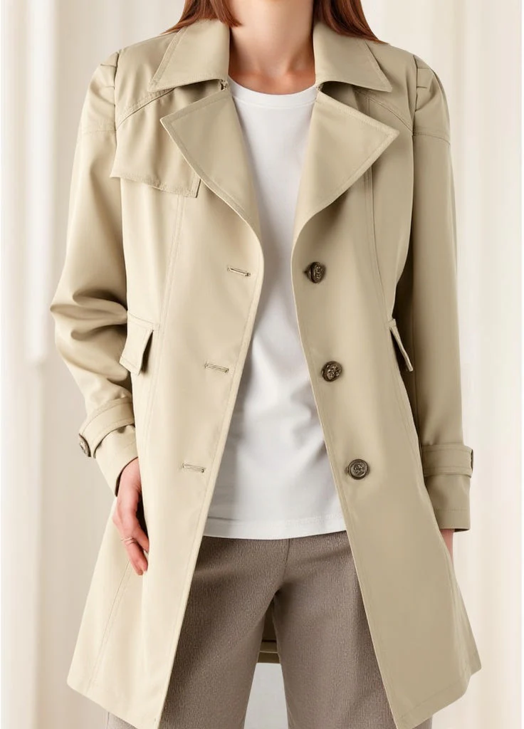 Straight Mid-length Trench Coats