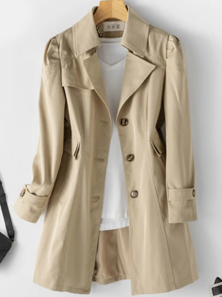 Straight Mid-length Trench Coats - Image 3