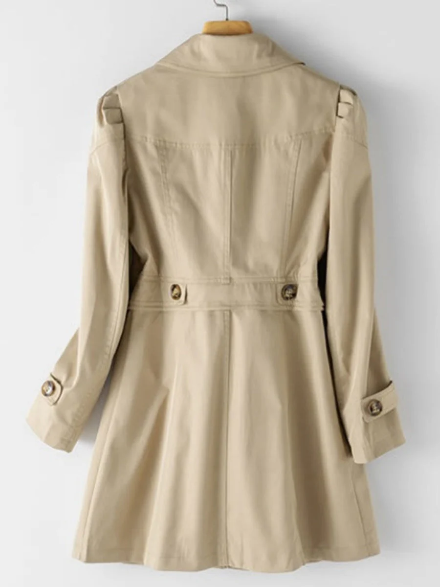 Straight Mid-length Trench Coats - Image 4
