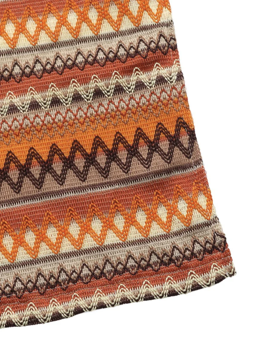 Slit Stripes Maxi Dresses - Image 15