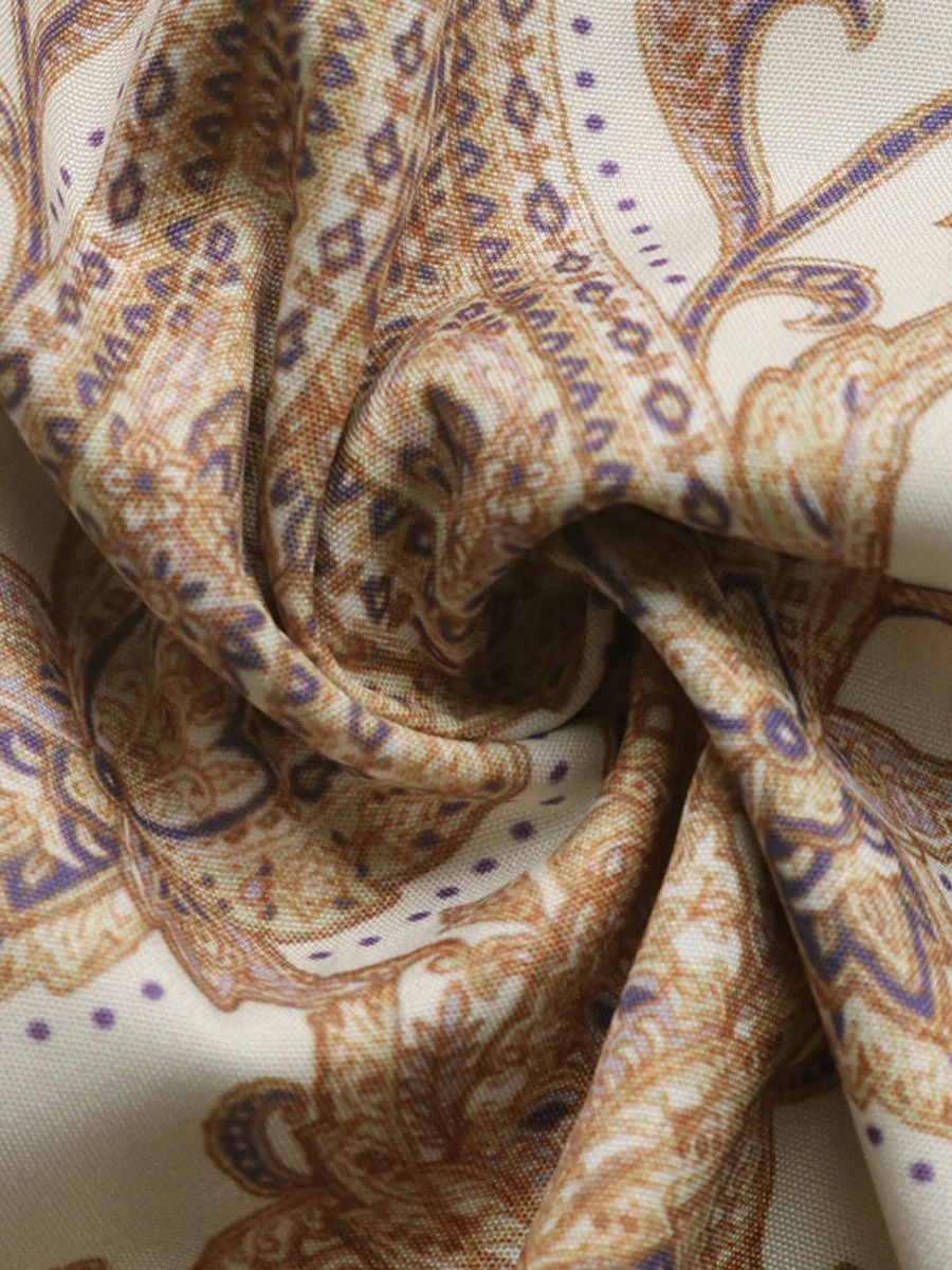 Printed Long Sleeve Mini&Short Dresses - Image 12